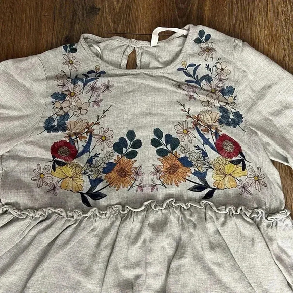 Women's Small Zara Gray Blouse - Picture 2 of 4